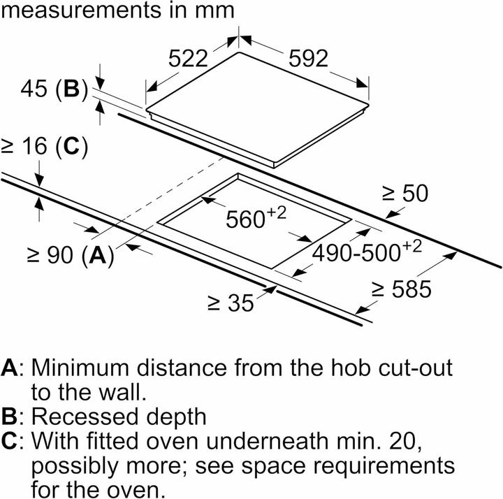 Produktbild Siemens ET61RBEA1E (59.20 cm, Glaskeramik Kochfeld)