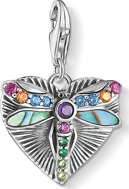 Produktbild Thomas Sabo Charm-Anhänger (925er Silber, Geschwärzt, Kaltemail)