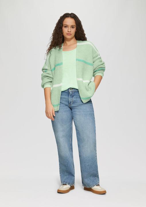 Immagine prodotto S.Oliver Hemd T-Shirt mit Flammgarnstruktur aus Baumwollmix (44)