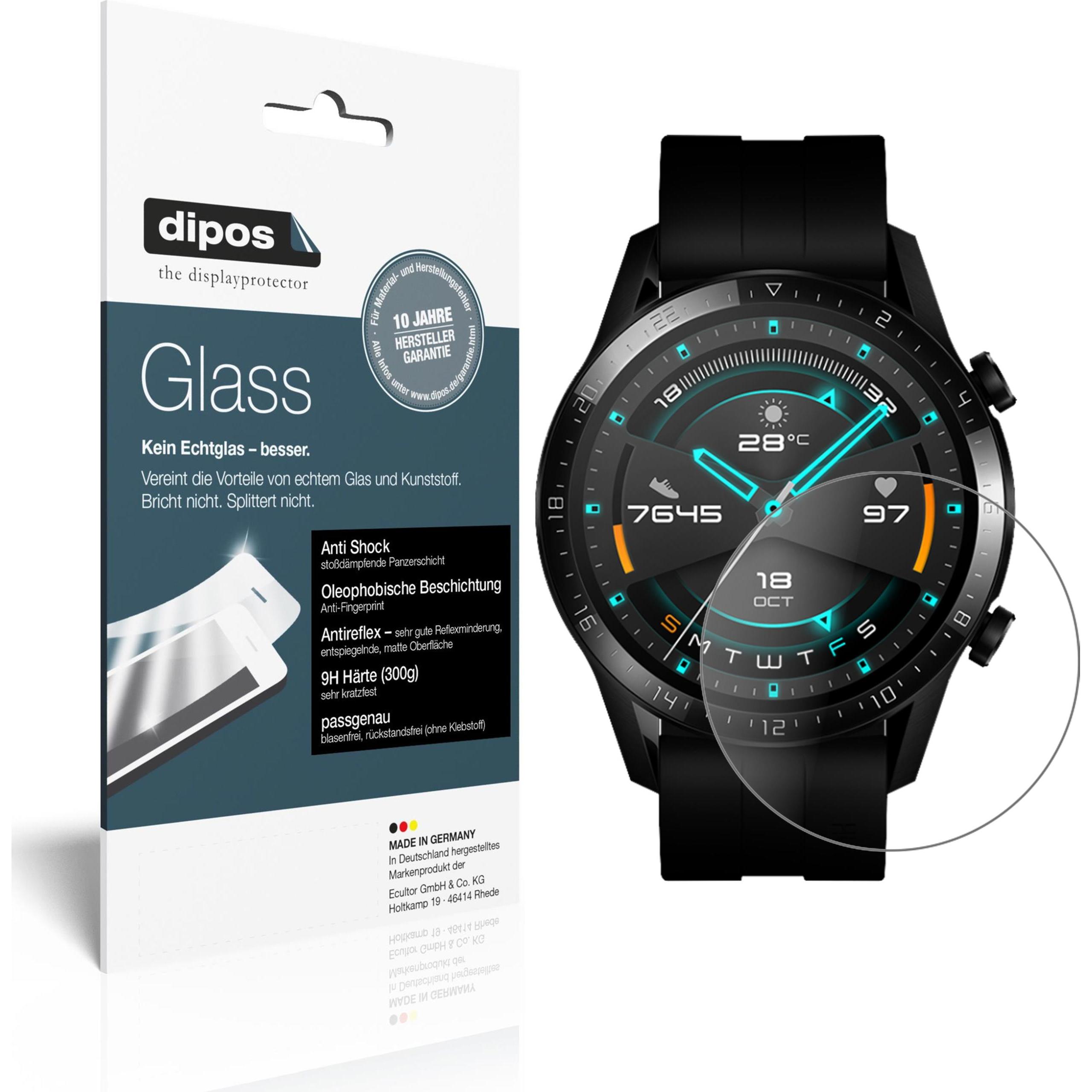 Dipos Displayschutz Anti-Shock, Smartwatch Schutzfolie, Transparent