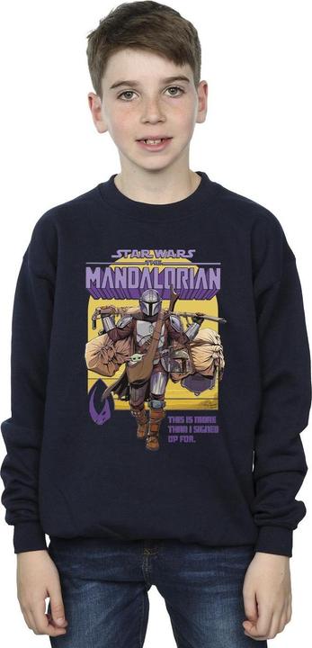 Produktbild Star Wars The Mandalorian More Than I Signed Up For Sweatshirt Jungen (140, 146)