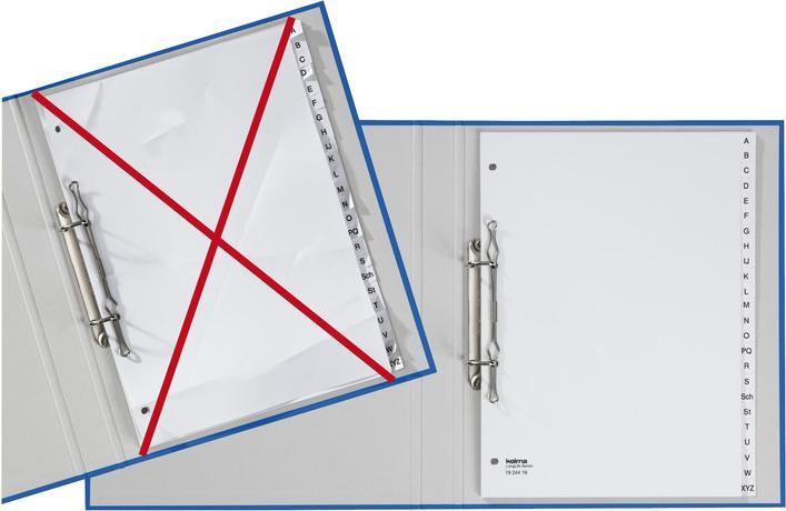 Immagine prodotto Kolma Registro A4 superstrong 1-5 5 pezzi grigio