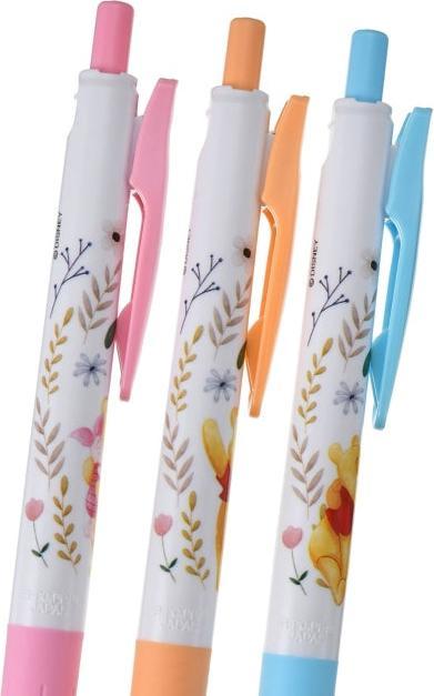 Actual product image Disney Pooh, Piglet, Tigger Sarasa Clip 0.5 gel pen set (Black, 3x)