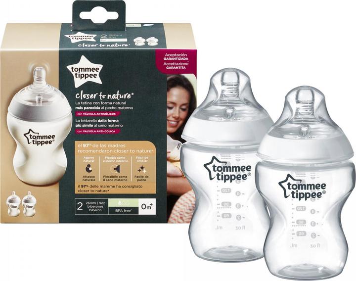 Actual product image Tommee Tippee bottles, 260 ml, 2 pcs., 42252090 (260 ml)