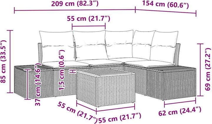 Produktbild vidaXL Bridget