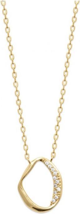 Image du produit Lara COLLIER Plaqué or - 40+2+3 - ZIRCONIA (MAT BIJOU)