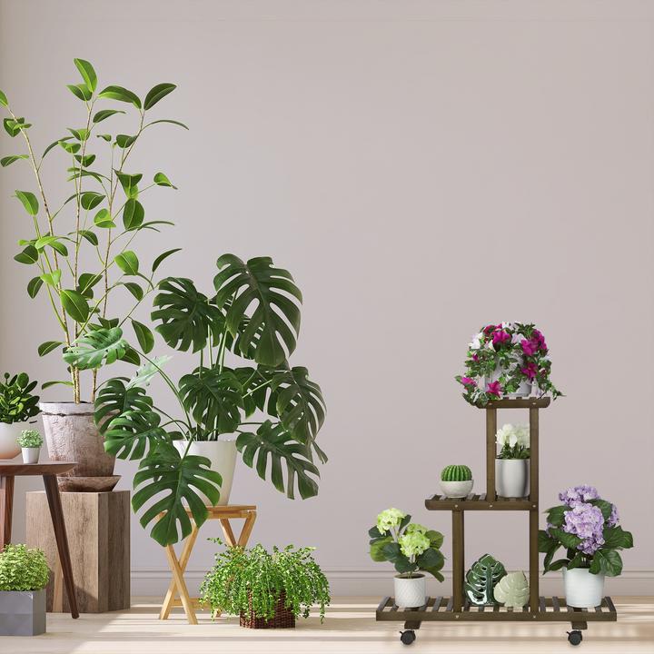Actual product image Relaxdays Plant shelf