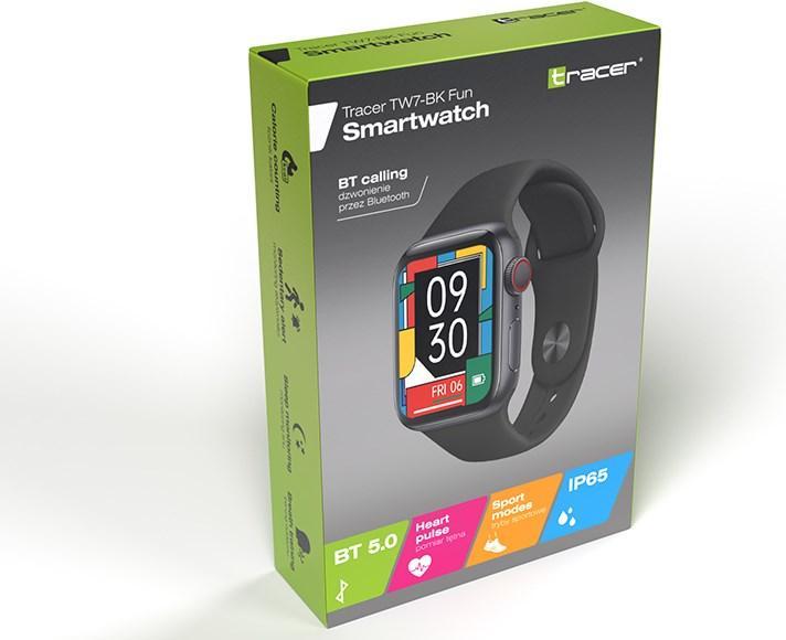 Actual product image Tracer Tra TW7-BK FUN Black Multifunctional Smartwatch (38 mm)