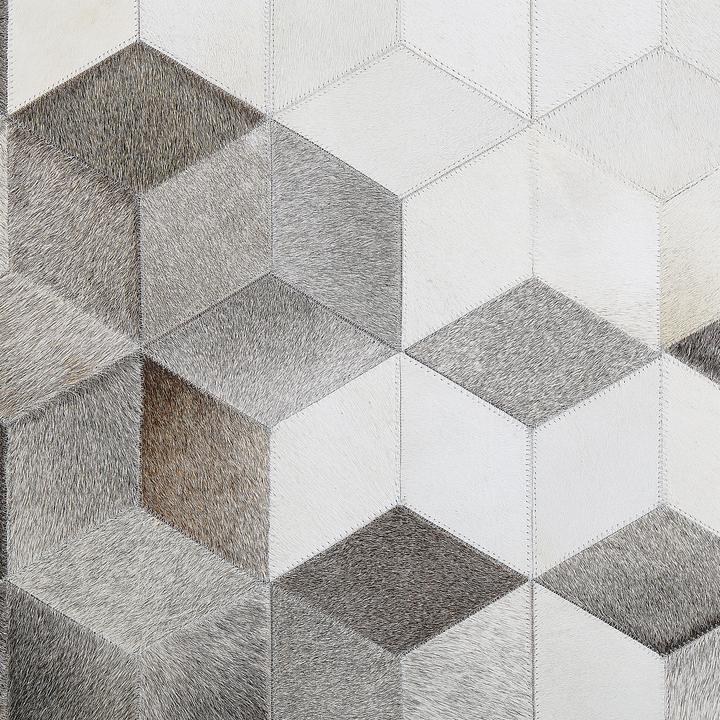 Produktbild Beliani Leder-Patchwork-Teppich (140 x 200 cm)