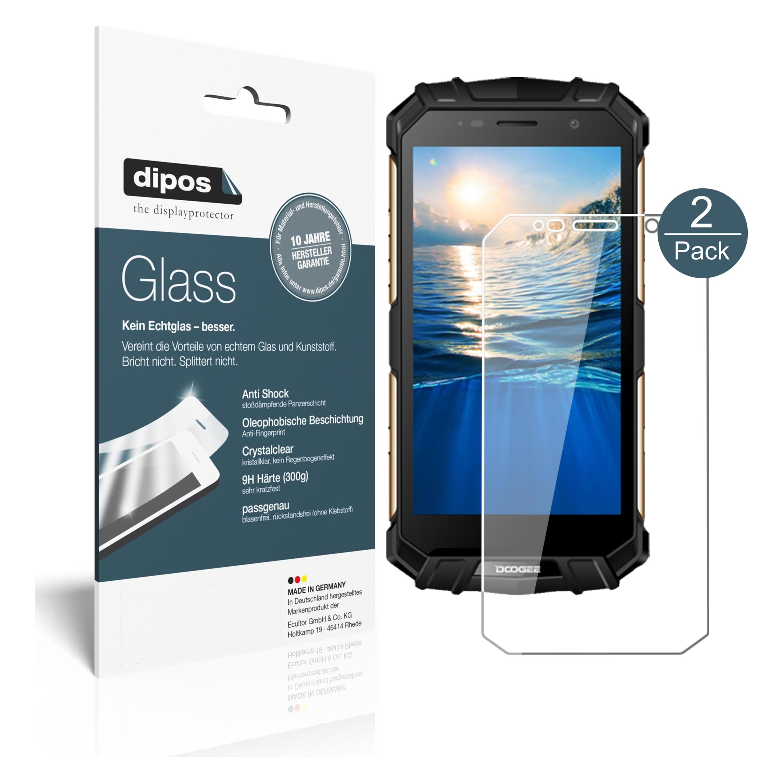 Brotect Pellicola Protettiva Per Doogee S55 – 2 Pezzi Trasparente Anti-impronte – Made In Germany