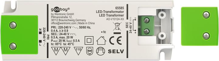 Actual product image Goobay LED constant current transformer