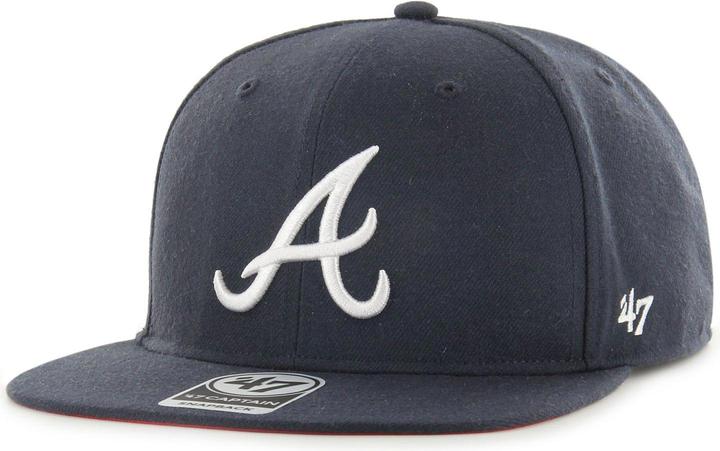 Actual product image 47 Brand Captain Snapback Cap - Sure Shot Atlanta Braves