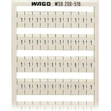 5x Wago WSB-Bezeichnungssystem, Elektronikzubehör + Gehäuse, Weiss