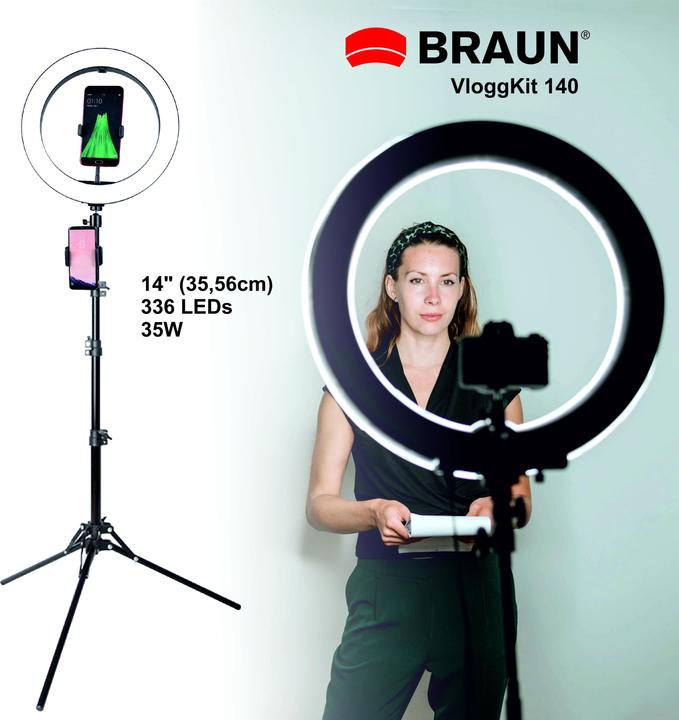 Actual product image Braun Photo BRAUN VloggKit 140 (Ring light)