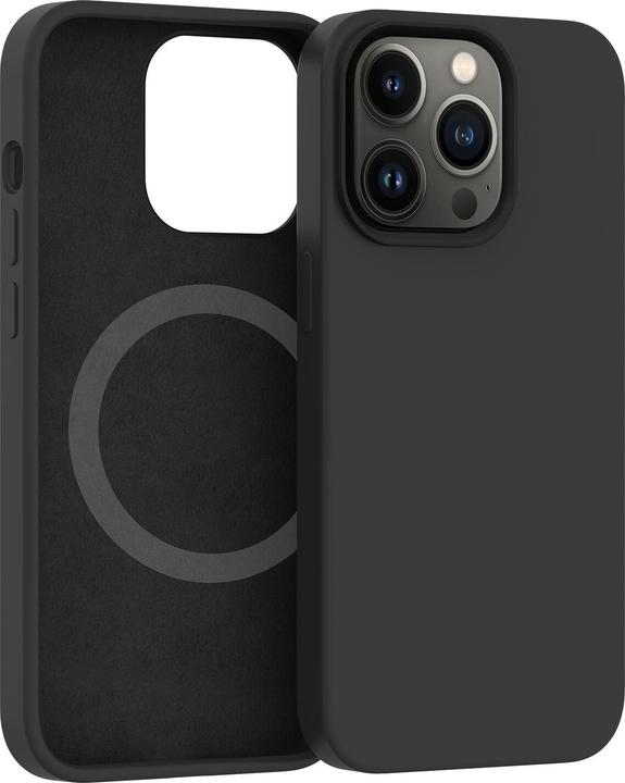 ER Case CARNEVAL SNAP silicone case for iPhone 14 Pro Max with MagSafe - Black (Apple iPhone 14 Pro Max)