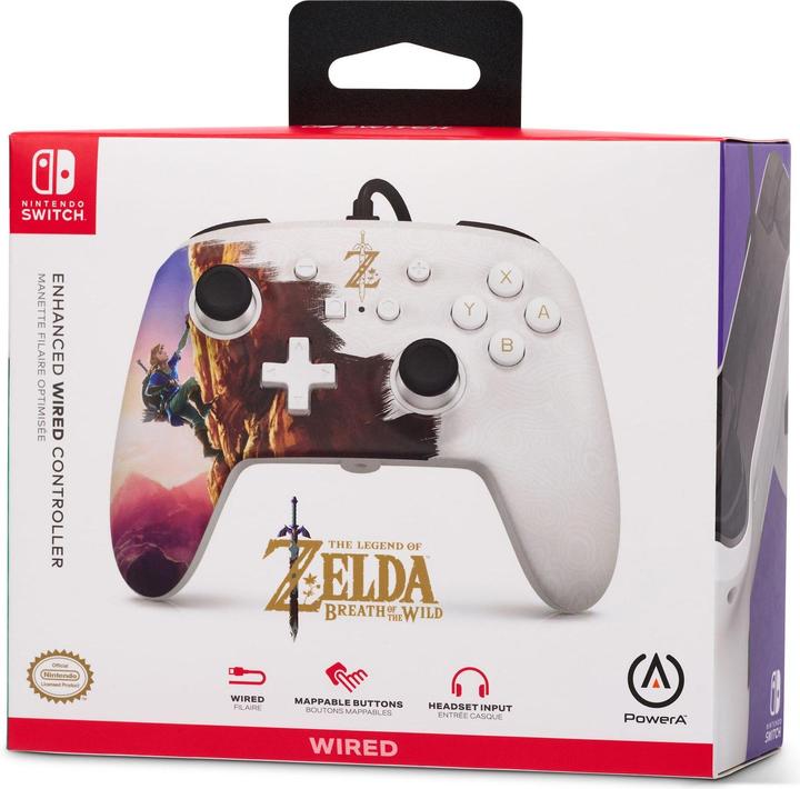 Actual product image PowerA Controller for Nintendo Switch (wired, Rise of the Hero, officially licensed) (Switch)