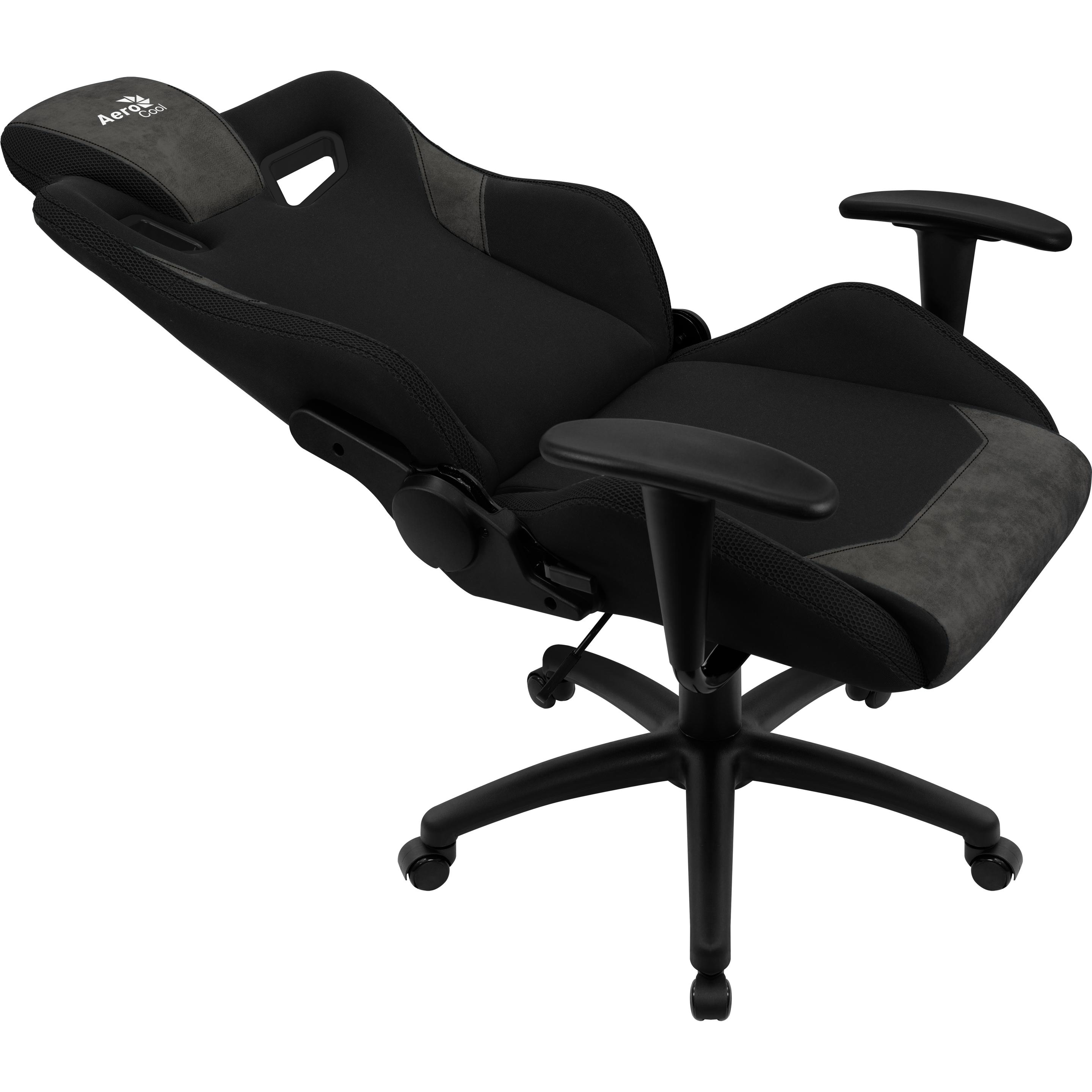 Thumbnail - AeroCool COUNT AeroSuede Universal-Gamingstuhl Schwarz, Gaming Stuhl, Schwarz