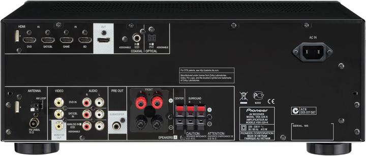 Produktbild Pioneer Vsx-329-K (5.1 Kanal, AM, FM)