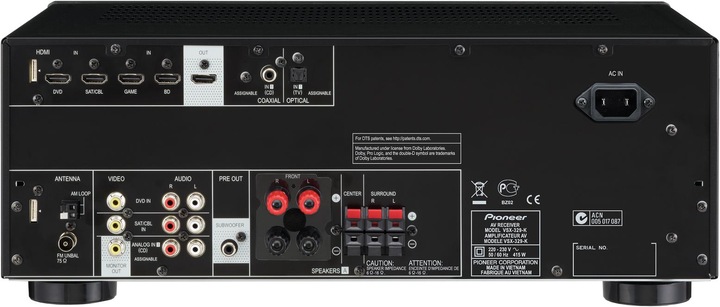 Produktbild Pioneer Vsx-329-K (5.1 Kanal, AM, FM)