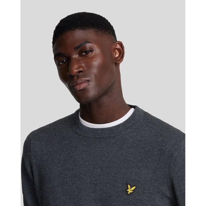 Image du produit Lyle and Scott Pull col rond coton mérinos (S)