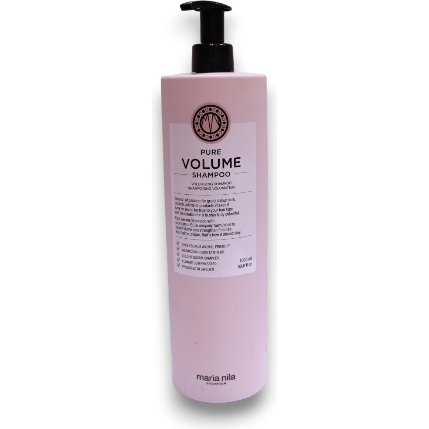 Maria Nila, Shampoo, Care & Style - Pure Volume Shampoo (1000 ml, Flüssiges Shampoo)