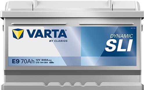 Produktbild Varta Black Dynamic E9 (12 V, 70 Ah, 640 A)