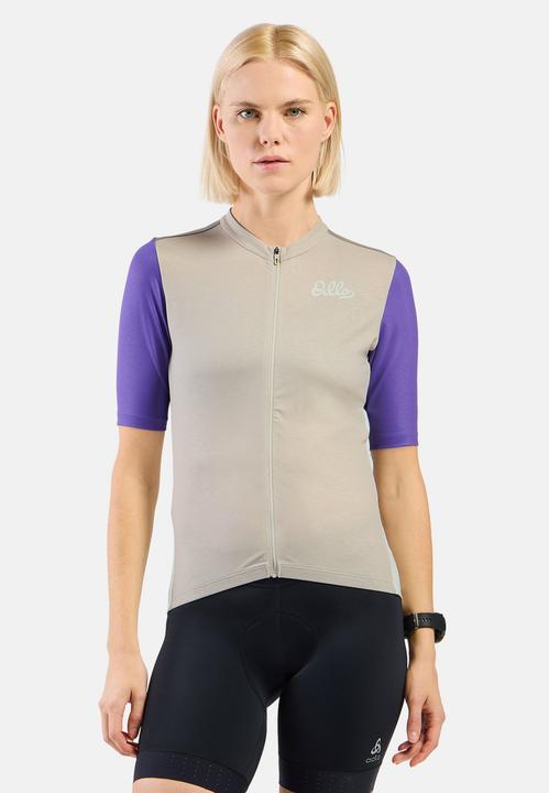 Image du produit Odlo Women's Essential Heritage Print Shirt S/S FZ (L)