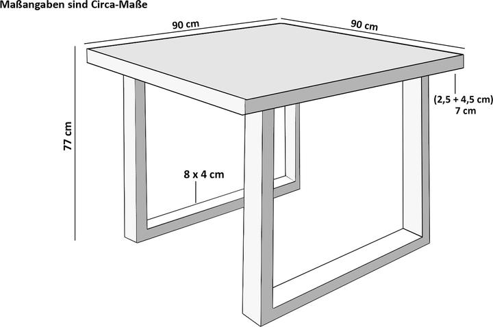 Produktbild SAM Rio (90 x 90 x 77 cm)
