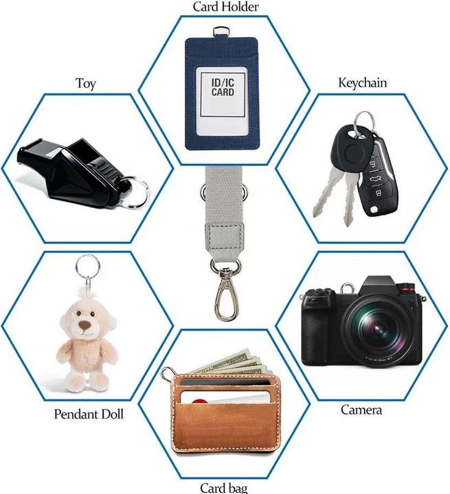 Produktbild PhoneLook Universal Halsband Adapter für Smartphone-Hüllen, Schlüsselanhänger, Kameras und mehr