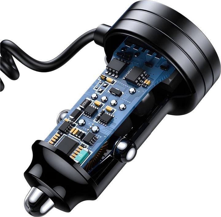 Image du produit Usams Chargeur de voiture avec câble de type C