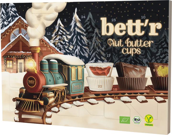 Bett'r Adventskalender mit Nut-Butter-Cups