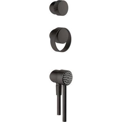 Gessi, Badarmatur, Outdoor Einhebelmischer, Umsteller und Handbrausen-Set für Aussendusche 63203, 63212