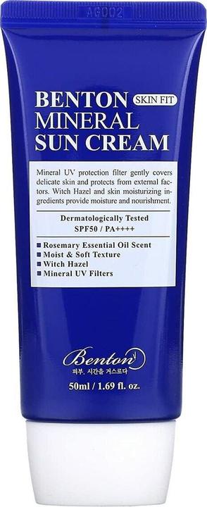 Benton Skin Fit Mineral Sun Cream (Suntan cream, SPF 50+, 50 ml)