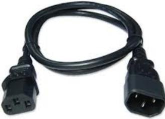 Productafbeelding Zebra CS-CAB-IEC-L, 1 m, C13 coupler, C14 coupler (1 m)