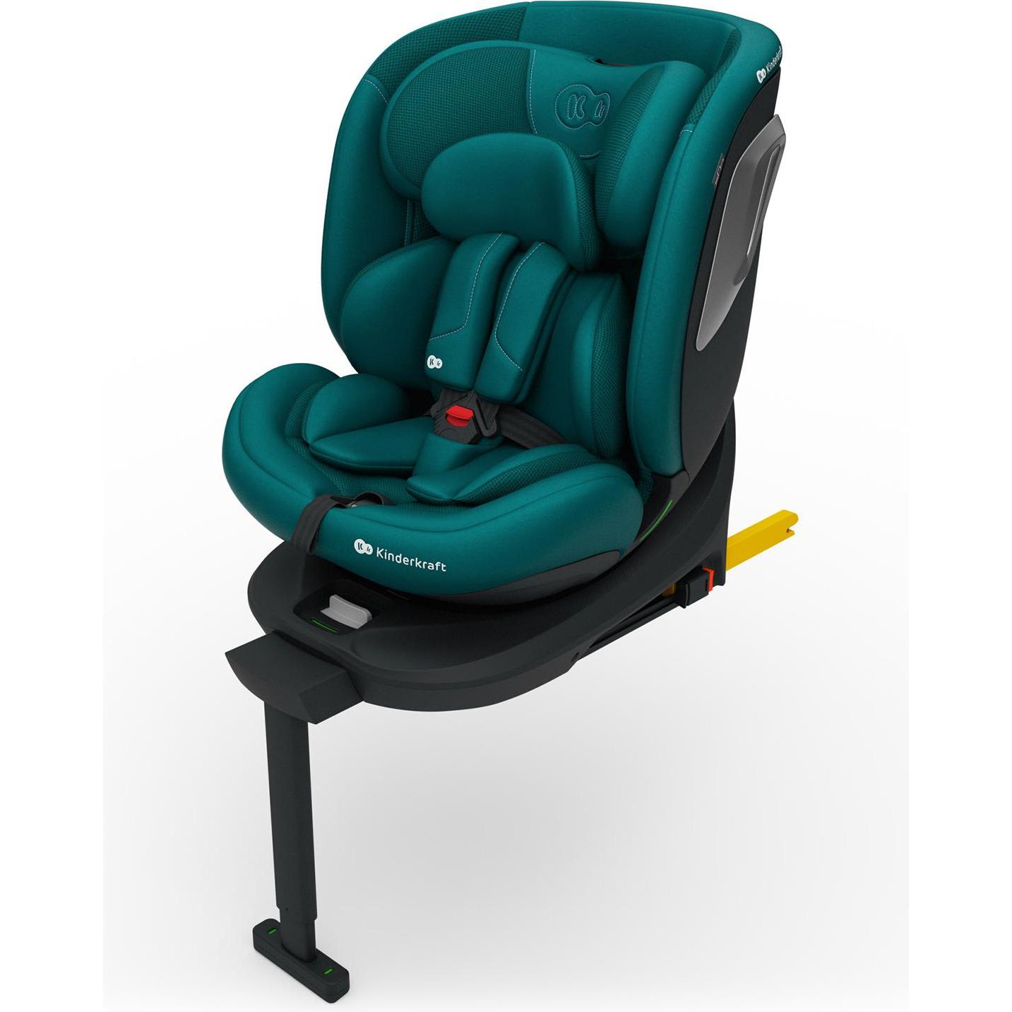 KinderKraft, Seggiolino auto, Seggiolino auto I-360 2 PLUS i-SIZE 40-150cm Verde (Reboarder, ECE R129/i-Size Standard)