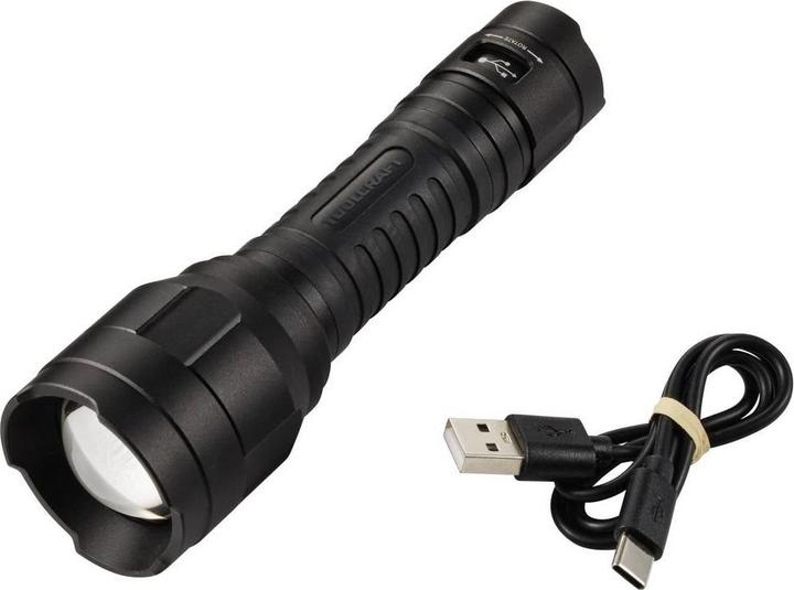 Actual product image Toolcraft TO-10153320 Taschenlampe Einstellbare Punktgrösse, verstellbar, mit US (14.95 cm, 1100 lm)