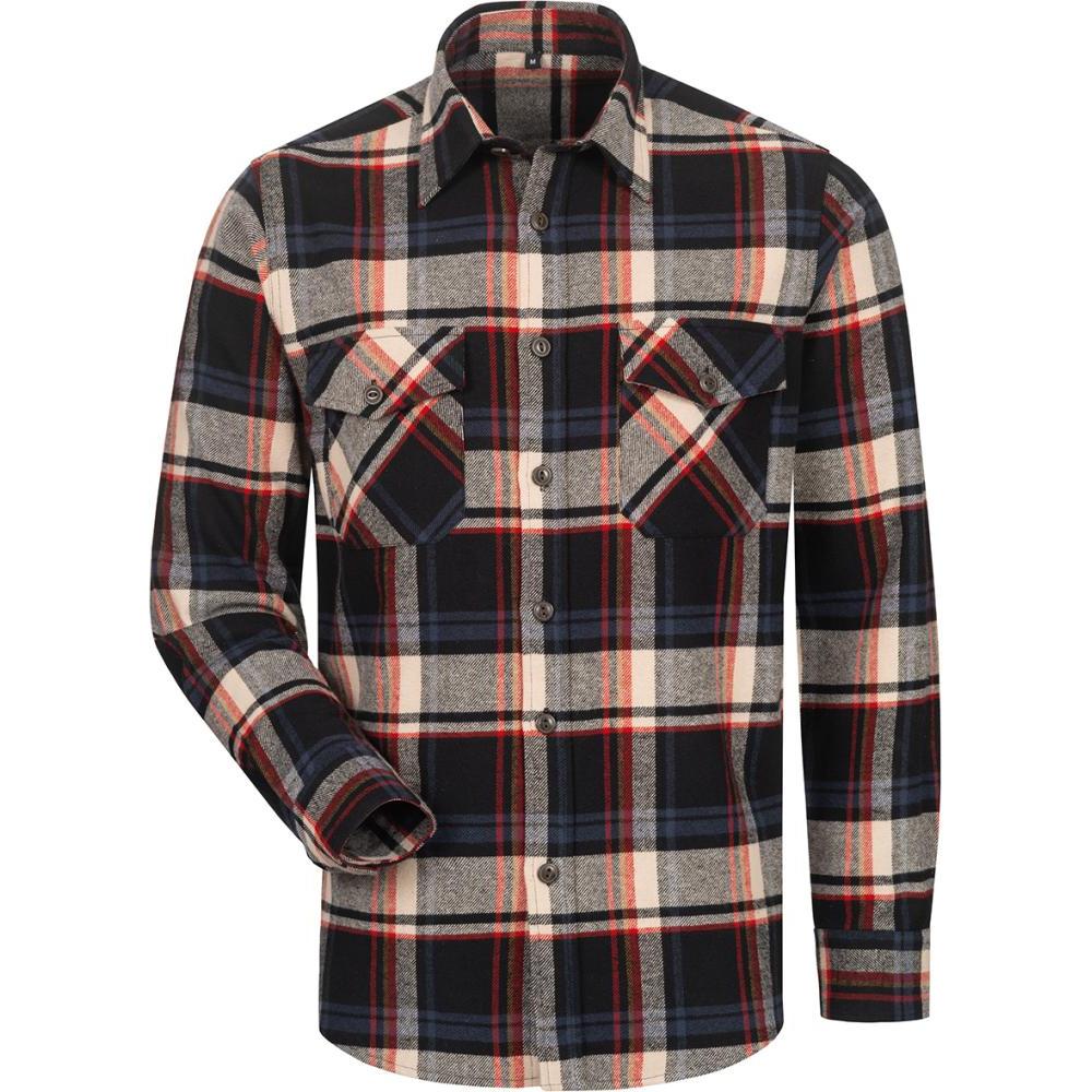 Thumbnail - Craftland, Herren, Hemd, Flanellhemd TURRELL Grösse XXL schwarz/marine/beige/rot kariert, Schwarz, (XXL)