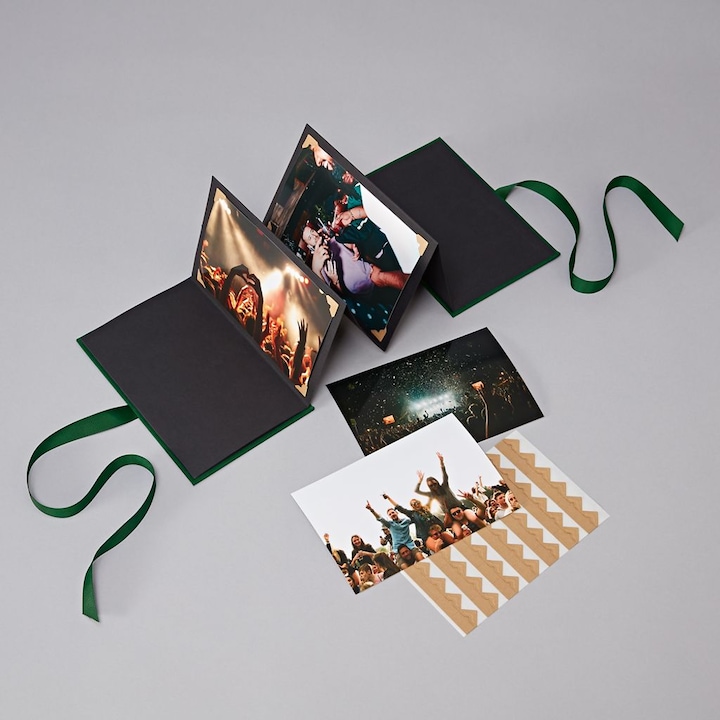 Immagine prodotto Semikolon Album fotografico Leporello Classico Verde Scuro (10 x 15 cm, 9 x 13 cm)