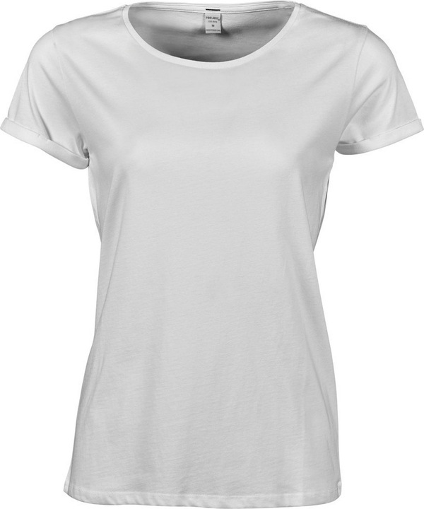 Immagine prodotto Tee Jays T-shirt in cotone con manica arrotolata Tee Jay (M)