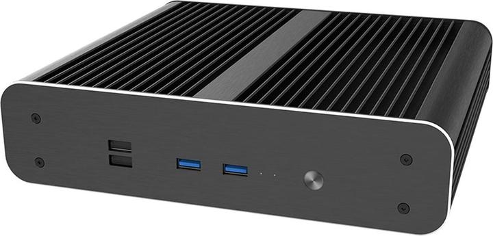 Immagine prodotto Akasa Euler CTX PC Gehäuse, Fanless Mini-Case, Thin-Mini-ITX - schwarz (Mini ITX sottile)