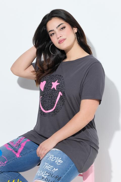 Actual product image Angel of Style T-Shirt, A-Linie, Leo/Neon Smiley (44)