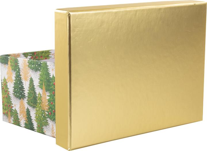 Actual product image Idena Geschenkbox Weihnachten Tannenbaum 20x15x9cm