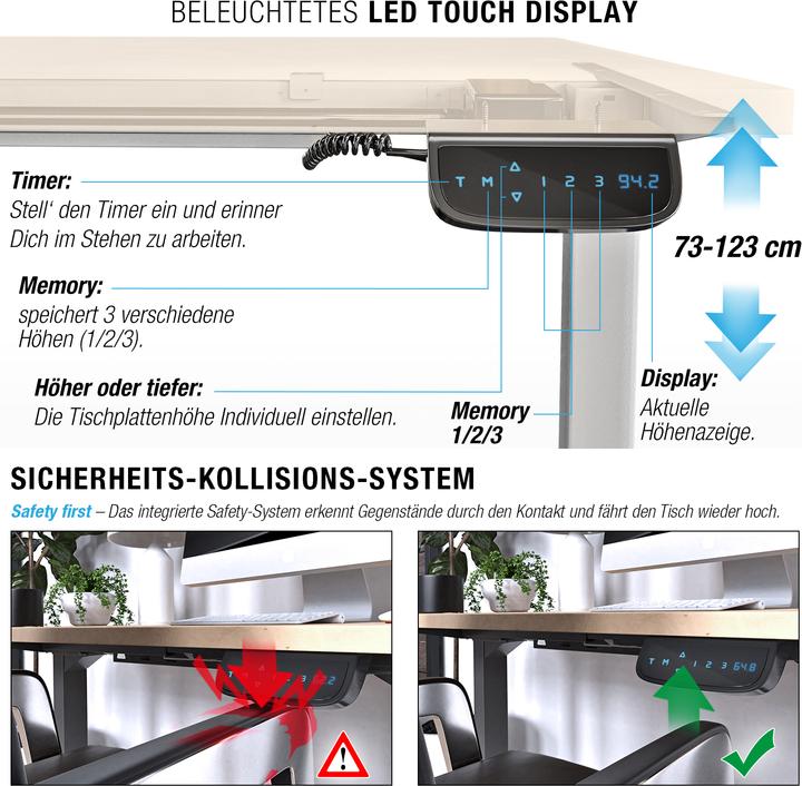 Actual product image Deskfit DF300