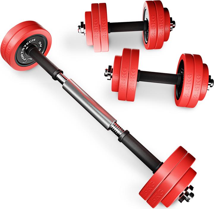 Immagine prodotto Sportstech AH300 (8 x 2,5 kg, 4 x 1,25 kg)