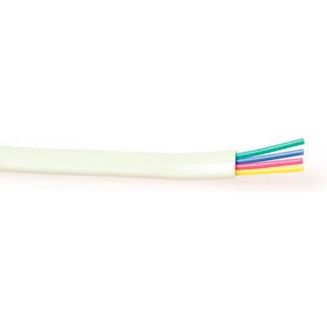 ACT Modular flatcable 8 conductors white. Conductors: 8 Modular cable 8c white 100m (100 m), Netzwerkkabel