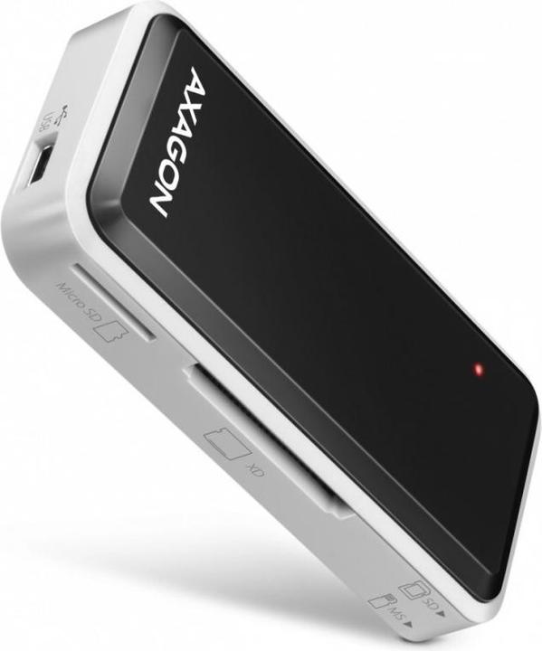 Actual product image Axagon CRE-X1 - CF - CF Type II - MMC - MMC Mobile - MMCmicro - MS Duo - MS PRO - Memory (USB 2.0)