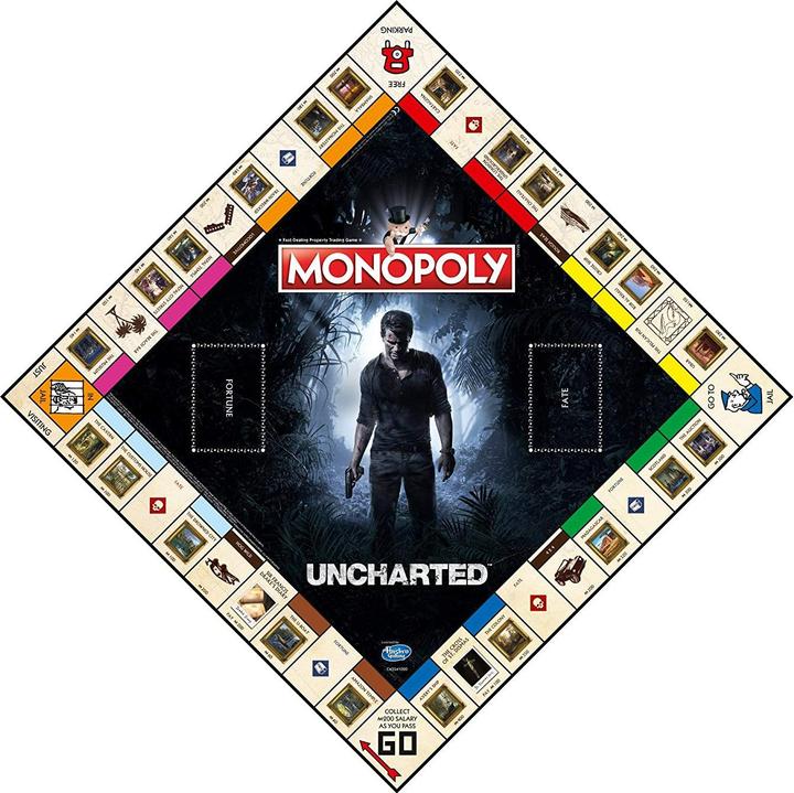 Actual product image NoName MONOPOLY - Uncharted (UK) (2 - 6 Players)