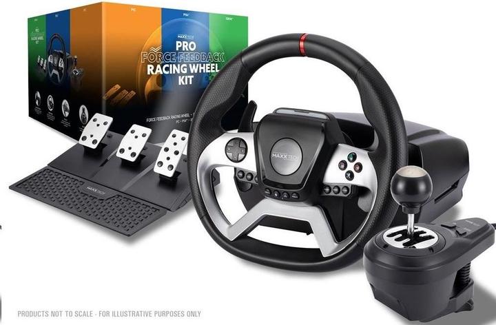 Actual product image Maxx Tech Pro FF Racing Wheel Kit (PS4, Xbox Series X, Xbox Series S, Xbox One X, Xbox One S, PC)