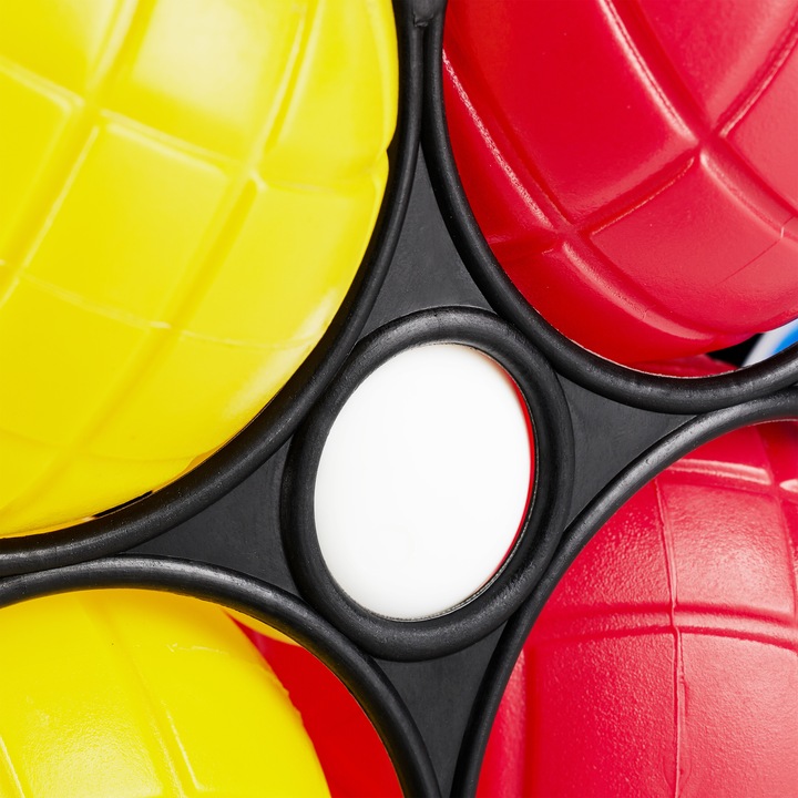 Actual product image Relaxdays Boules Set with 6 Balls (6 x, 70 mm)