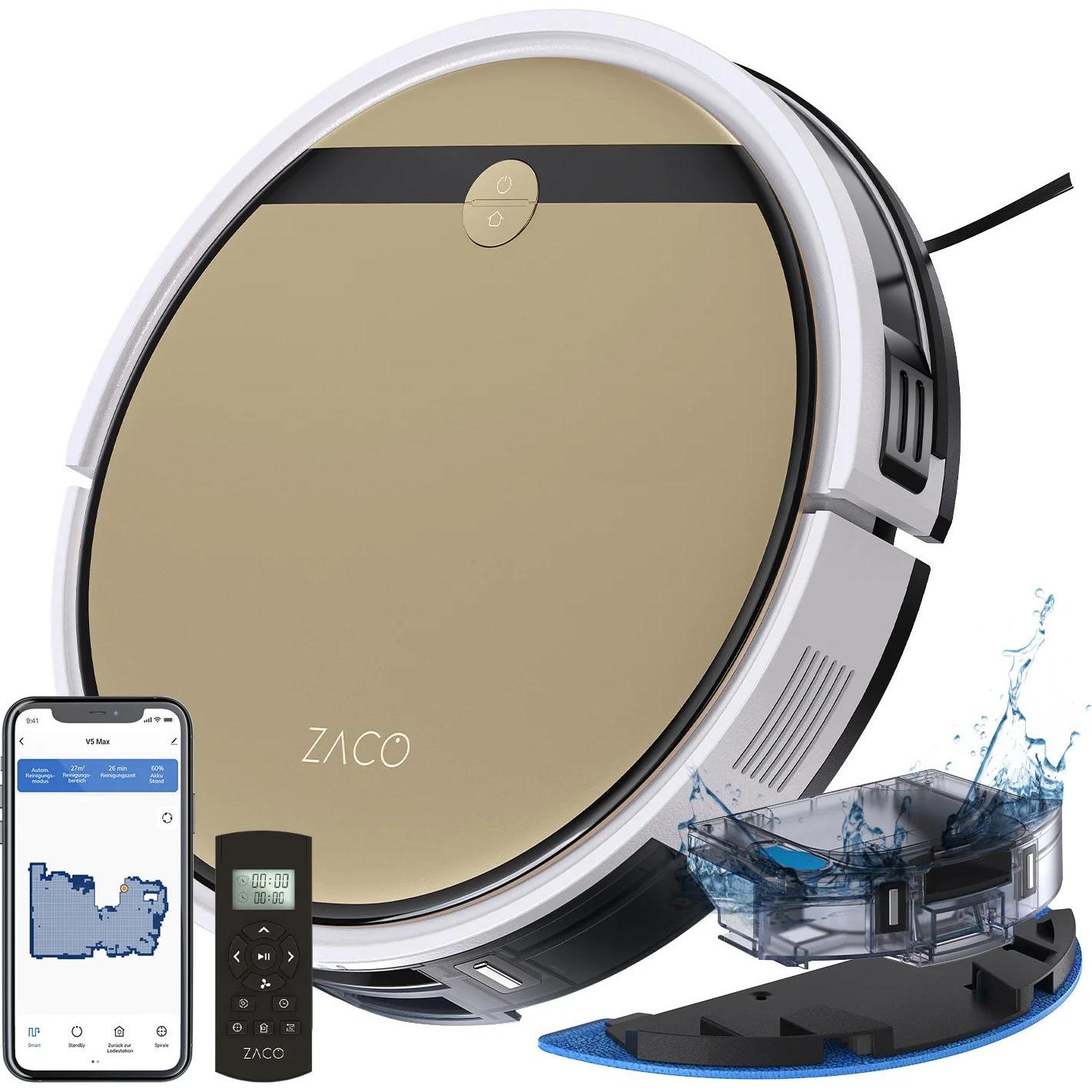 Thumbnail - Zaco V5 Max, Staubsauger Roboter, Gold